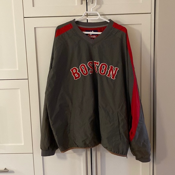 Majestic MLB Warm Up Jacket - Boston Red Sox - Picture 1 of 9